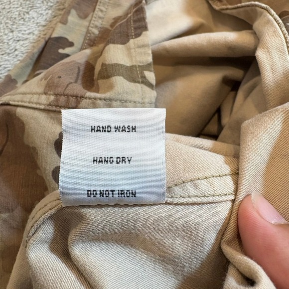 3sixteen Men Small Made USA Camo Button Up Shirt Jacket Classic Workwear Utility - Picture 12 of 16
